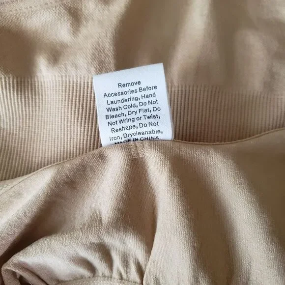 HeyShape Stretchy Snatched Thong Shapewear Bodysuit Neutral Nude Beige XXXL